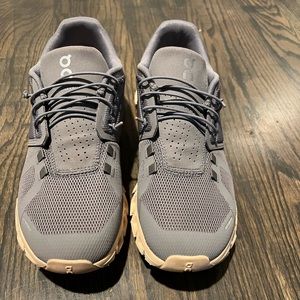 Gray and pink On Clouds